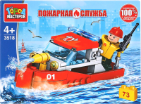 

Конструктор Город мастеров, Пожарный катер / 3518-KK