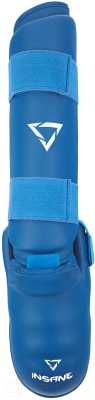 Защита голень-стопа для единоборств Insane Ferrum / IN22-SG200-K (XS, синий)