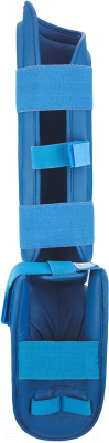 Защита голень-стопа для единоборств Insane Ferrum / IN22-SG200-K (S, синий)