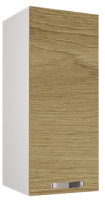 Шкаф навесной для кухни Anrex Alesia 1D/30-F1 (серый/дуб онтарио) - 