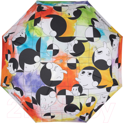 Зонт складной Moschino 7966-OCA Olivia Mondrian Multi