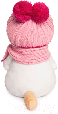 Мягкая игрушка Budi Basa Ли-Ли в розовой шапке с шарфом / LK24-022
