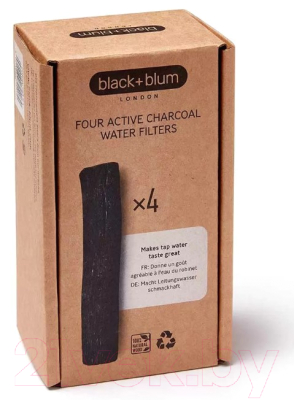 Угольный фильтр Black+Blum EGS004 (4шт, угольный)