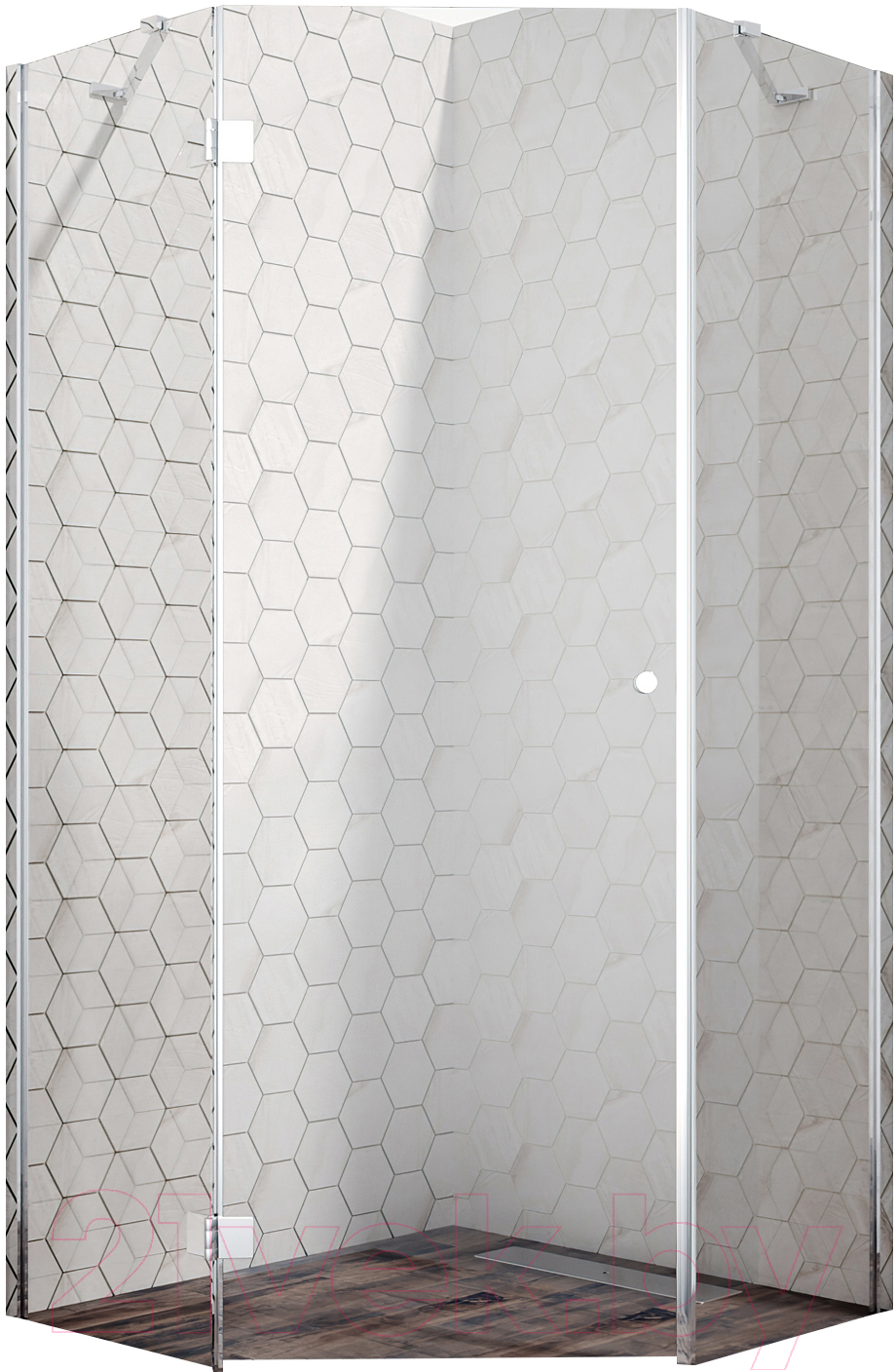 Душевой уголок Ambassador Diamond 90x90x200 / 12011111L