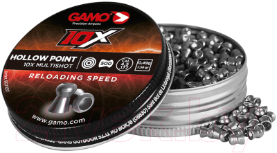 Пульки для пневматики Gamo 10x Hollow Point / 6322546 (500шт)
