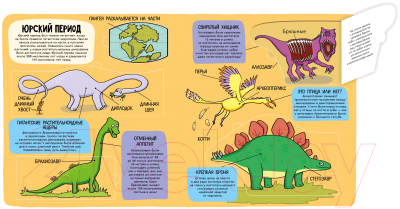Развивающая книга CLEVER Маленькие исследователи. Динозавры (Покидаева Т.)