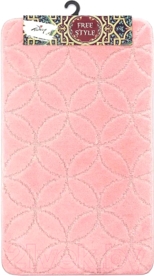 Коврик для ванной Shahintex Free Style 60x100 (розовый)