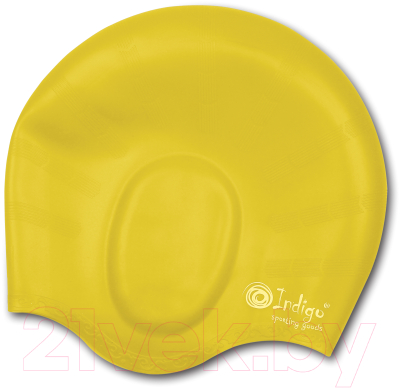 Шапочка для плавания Indigo 406 SC (желтый)