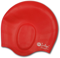 Шапочка для плавания Indigo 407 SC (красный) - 