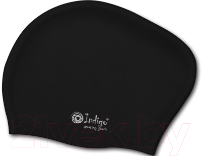 Шапочка для плавания Indigo 802 SC (черный)