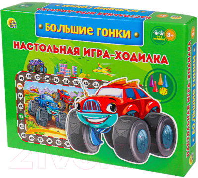 

Настольная игра РЫЖИЙ КОТ, Большие гонки / ИН-6324