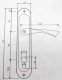 Миниатюра изображения товара Ручка дверная Lockit A0123 SN