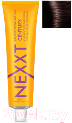 Крем-краска для волос Nexxt Professional Century 5.4 (светлый шатен медный)