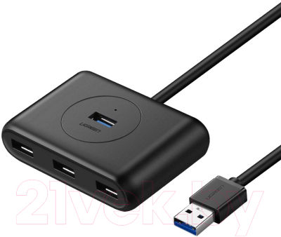 USB-хаб Ugreen CR113 / 20291 (черный)