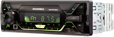 Бездисковая автомагнитола SoundMax SM-CCR3185FB (черный)