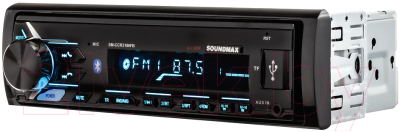 Бездисковая автомагнитола SoundMax SM-CCR3186FB (черный)