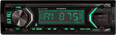 Автомагнитола SoundMax SM-CCR3188FB (черный)