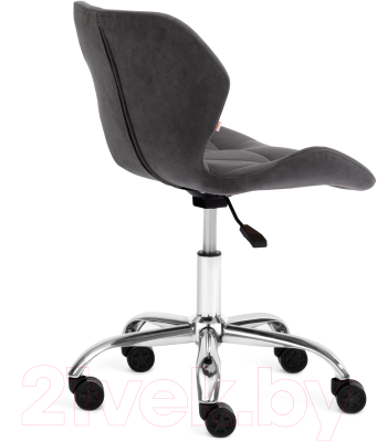Кресло офисное Tetchair Selfi флок (серый)