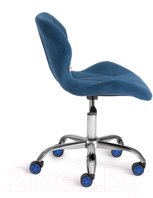 Кресло офисное Tetchair Selfi флок (синий)