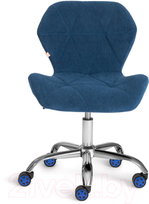 Кресло офисное Tetchair Selfi флок (синий)