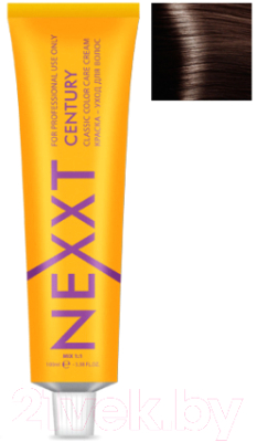 Крем-краска для волос Nexxt Professional Century 6.77 (темно-русый насыщенный коричневый)
