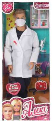 Изображение товара Кукла Карапуз Алекс врач / 66001J-D1-SA-BB