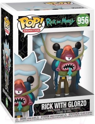 Фигурка коллекционная Funko POP! Animation Rick & Morty Rick w/ Glorzo 55250 / Fun25491082