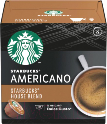 Кофе в капсулах Starbucks House Blend Americano / 0002093060 (102г )