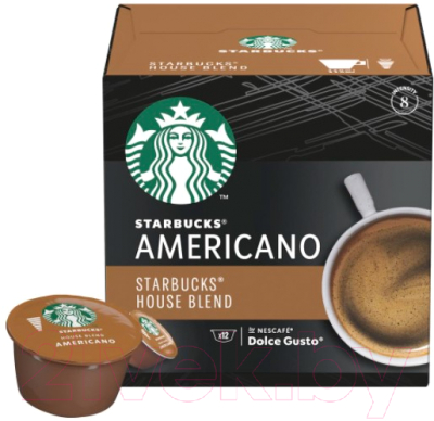 Кофе в капсулах Starbucks House Blend Americano / 0002093060 (102г )