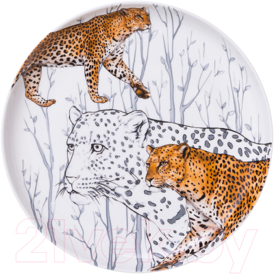

Тарелка столовая мелкая Lefard, Animal World. Леопард / 590-412