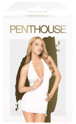 Костюм эротический Penthouse Earth-Shaker / PENT4005584 (M/L, белый)