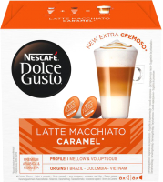 

Кофе в капсулах Nescafe, Dolce Gusto Latte Macchiato Caramel