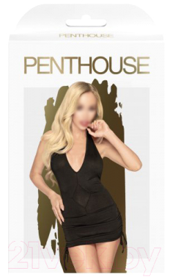 Костюм эротический Penthouse Earth-Shaker / PENT4005652 (L/XL, черный)