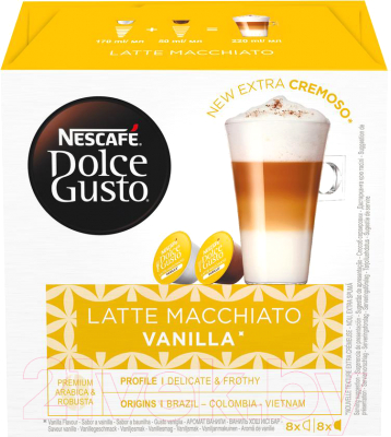 

Кофе в капсулах Nescafe, Dolce Gusto Latte Macchiato Vanilla