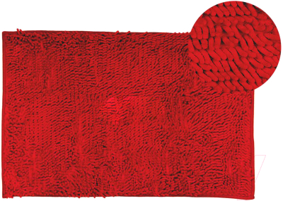 Коврик для ванной АкваЛиния Микрофибра МК1 (50x80, красный)