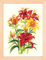 Набор для вышивания Риолис Солнечные лилии / 1782 - 