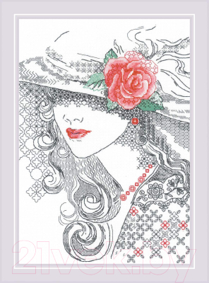 Набор для вышивания Риолис Таинственная Роза / 1887