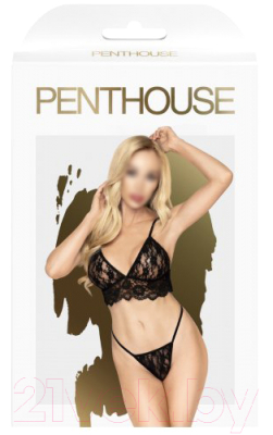 Костюм эротический Penthouse Double Spice / PENT4005348 (S/M, черный)