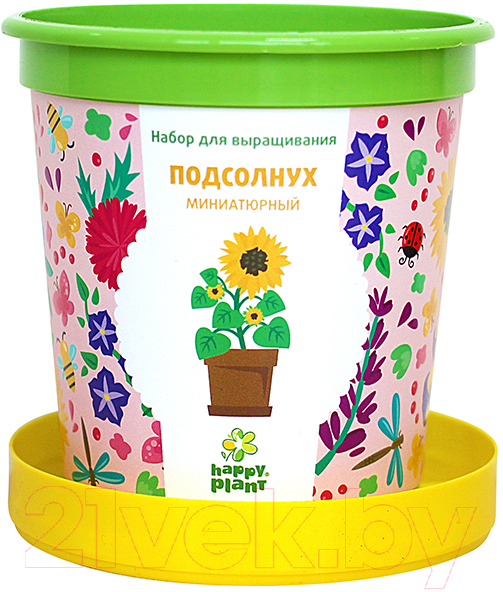Набор для выращивания растений Happy Plant Подсолнух миниатюрный / hpn-17 — фото 2