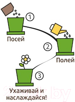 Набор для выращивания растений Happy Plant Подсолнух миниатюрный / hpn-17