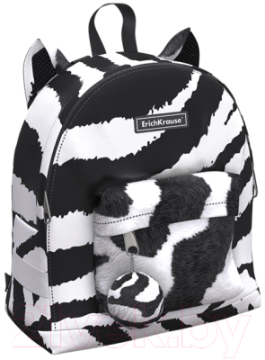 Рюкзак Erich Krause EasyLine Animals 6L Fluffy Zebra / 54693