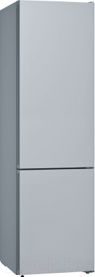 Холодильник с морозильником Bosch KGN39IJ31R (шампань) - холодильник без панели