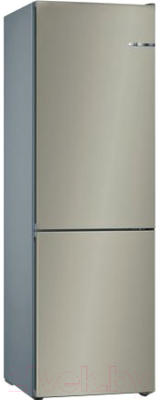Холодильник с морозильником Bosch KGN39IJ31R (кофейный)