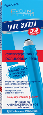 

Гель для лица Eveline Cosmetics, Pure Control роликовый суперэффективный