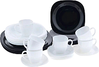 Набор столовой посуды Luminarc Carine black white N1500 - 