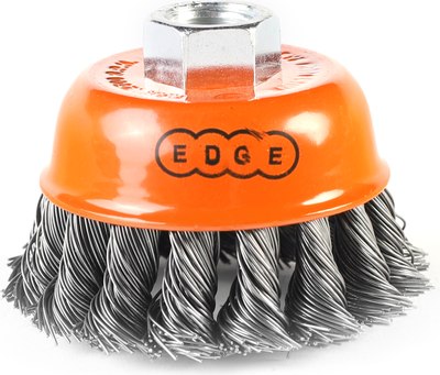 Щетка для электроинструмента PATRIOT Edge 65мм М14 (чашеобразная/витая) - 