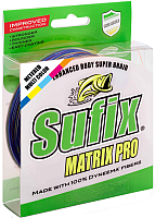Леска плетеная Sufix Matrix Pro 0.35мм / SMP35M250RU (250м, разноцветный) - 