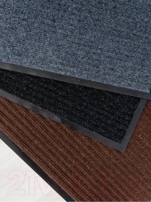 Коврик грязезащитный ComeForte Floor Mat Стандарт Лайт 80x120 (черный)