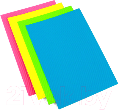 Изображение товара Набор цветного картона Апплика Друзья / С0297-08 (4цв)