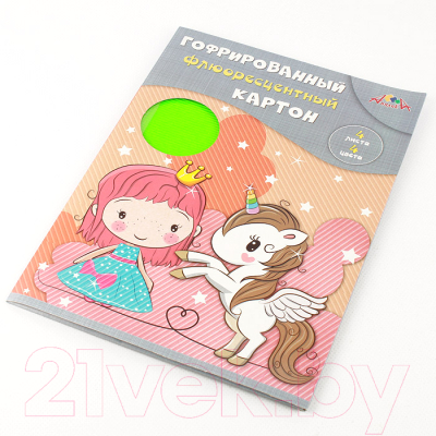 Изображение товара Набор цветного картона Апплика Друзья / С0297-08 (4цв)